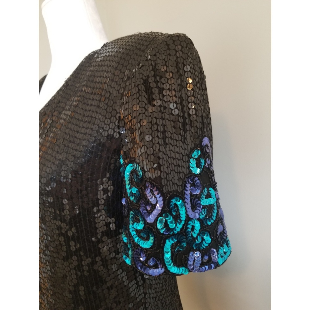 Vintage Sequin Blouse NWT - Picture 2 of 6